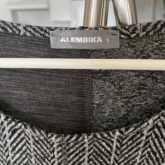 Grey dress with plaid and animal print 12-14 - Picture 13 of 16